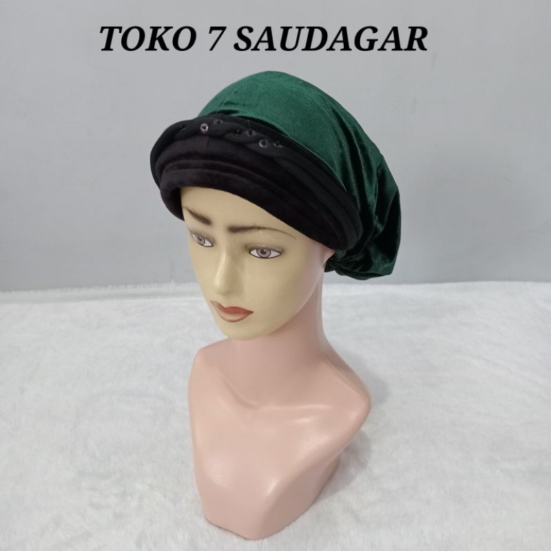 Ciput Nenek Bludru/ Kerpus Nenek Halus Tebal