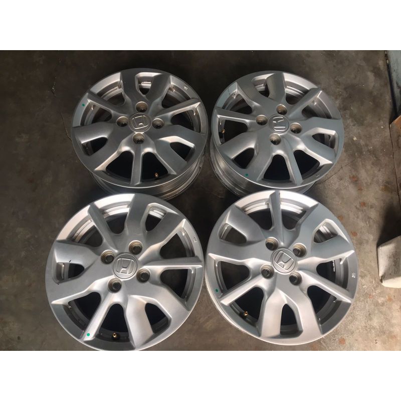 1set(4pcs) velg original brio satya R14 PCD 4/100 kondisi bekas mulus