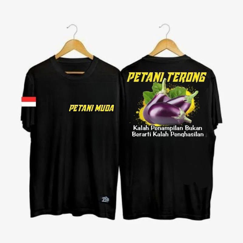 KAOS PETANI TERONG - PETANI MUDA