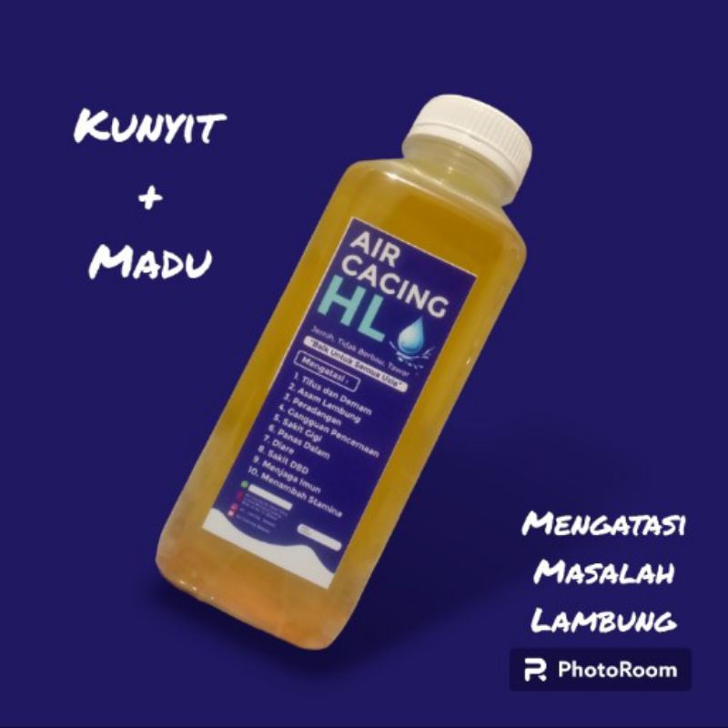 

air cacing bekasi obat mag cair, asam lambung kunyit madu 500ml