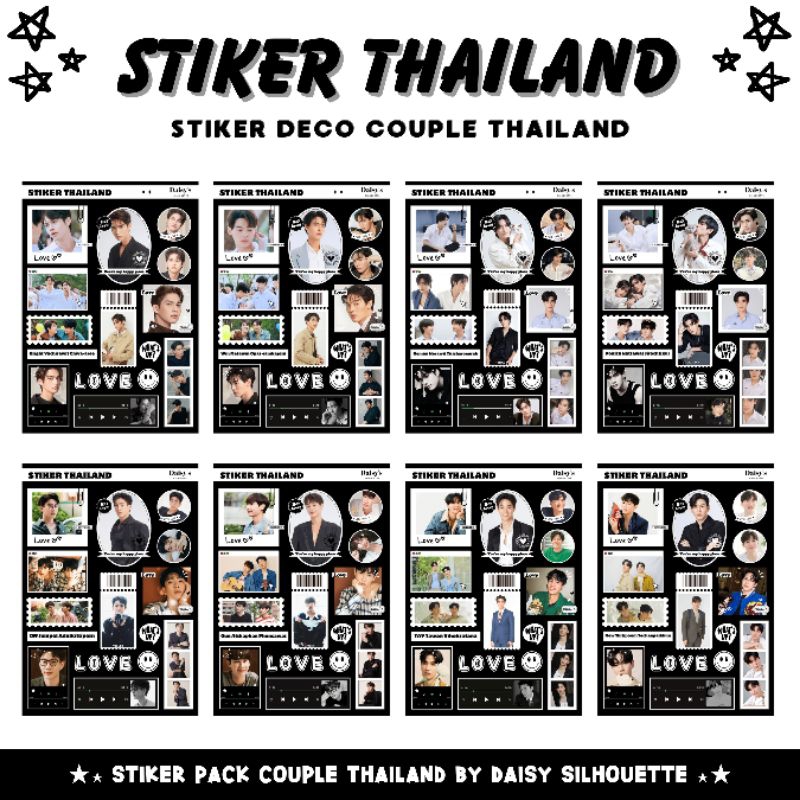 

STIKER DECO PACK COUPLE THAILAND || THAIBL // THAIGL || STIKER DECO VINYL PLUS CUTTING || STIKER GMMTV || STIKER DECO PHONE CASE || BRIGHTWIN NETJAMES OHMNANON TAYNEW OFFGUN MILEAPO JIMMYSEA GEMINIFOURTH PONDPHUWIN JOONGDUNK EARTHMIX FREENBECKY || DAISY