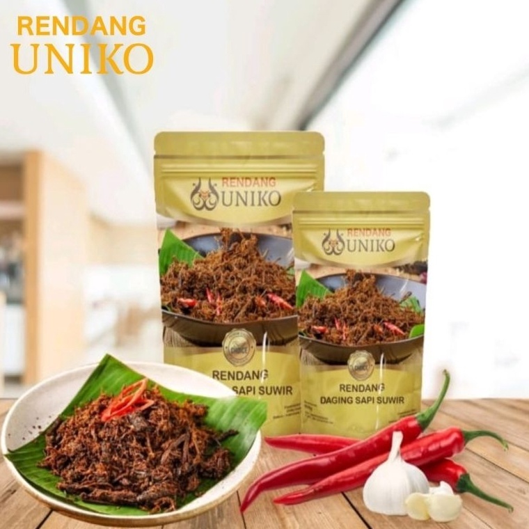 

UGH648 XC26619 Rendang Daging Sapi Suwir Asli Padang Kemasan Ekonomis 125gram