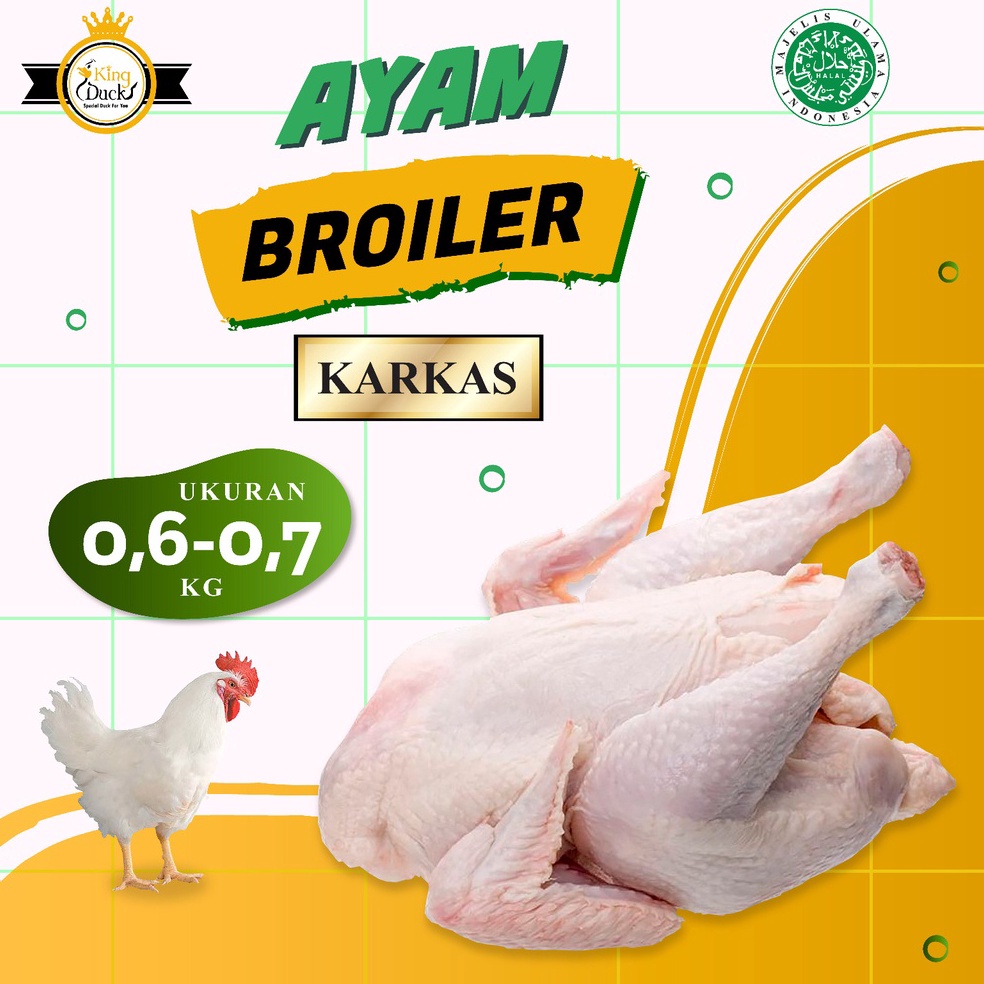 

UJN121 MURAH LEBAY AYAM BOILER 6 KG 1 KG Berat Bersih TANPA KEPALA KAKI