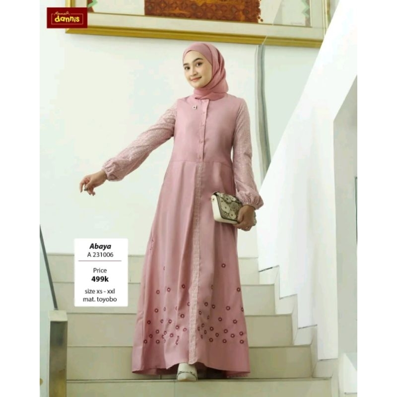 Gamis Dannis Dress Wanita Dewasa Terbaru