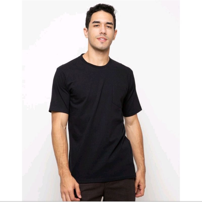 tzone pocket kaos polos pria saku