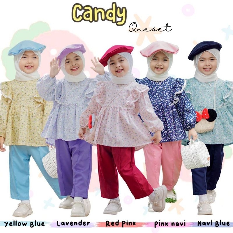 ONE SET CANDY BY OLT STYLE ORIGINAL TANPA HIJAB