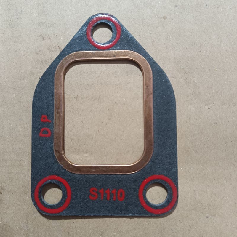 Perpak/Packing/Gasket Knalpot (Exhaust Pipe) 3 Lubang (3 Hole) Mesin Diesel S195/S1100/S1110/S1115 D