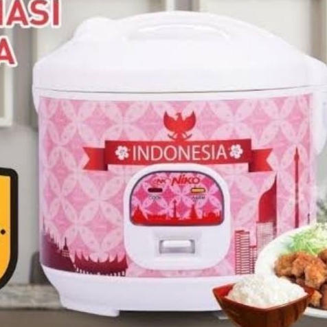 Rice Cooker 1.8L 3in1 (menanak, kukus, hangat) / Penanak Nasi Serbaguna Murah Kapasitas 1,8 liter NI