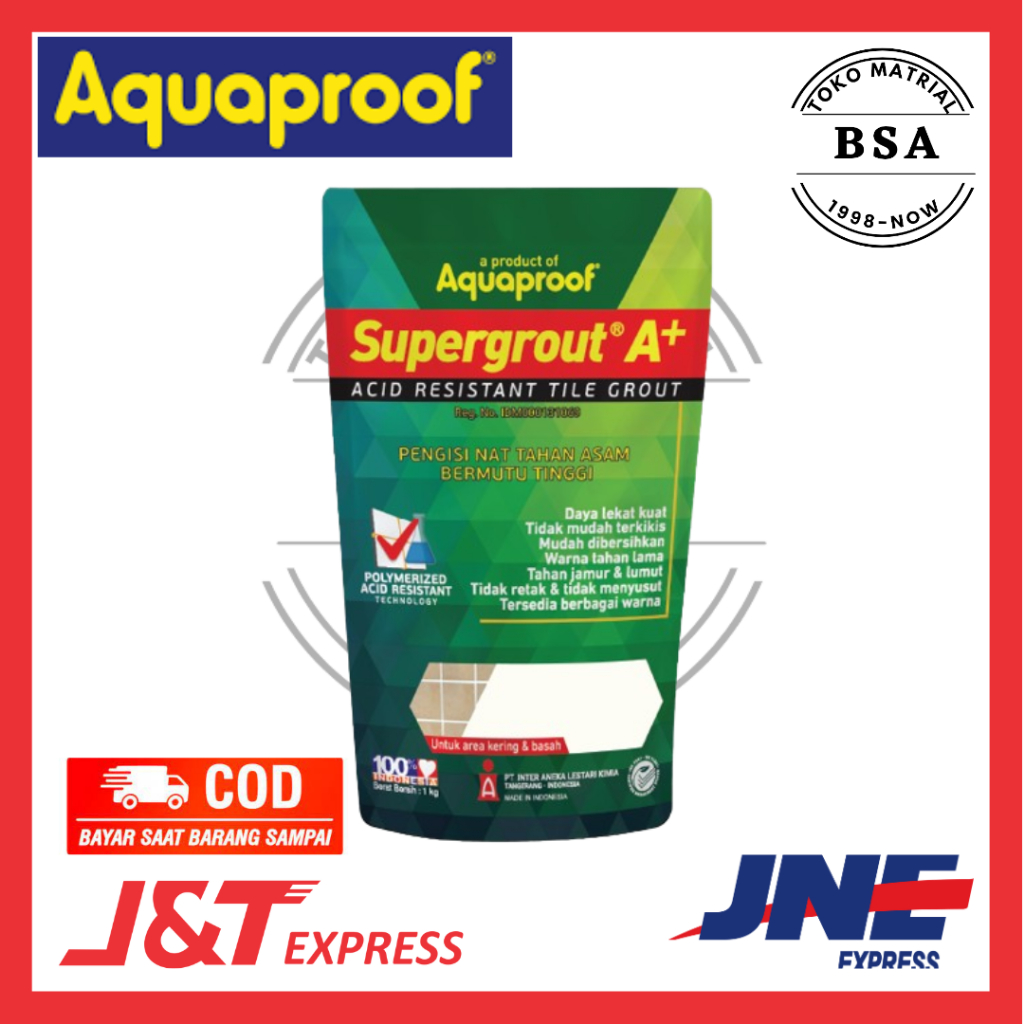 SUPERGROUT A+ Aquaproof  Pengisi NAT Keramik Granit