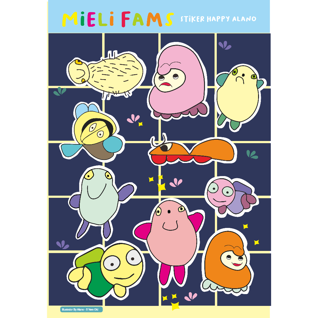 

Mieli Fams Stiker Happy Alano
