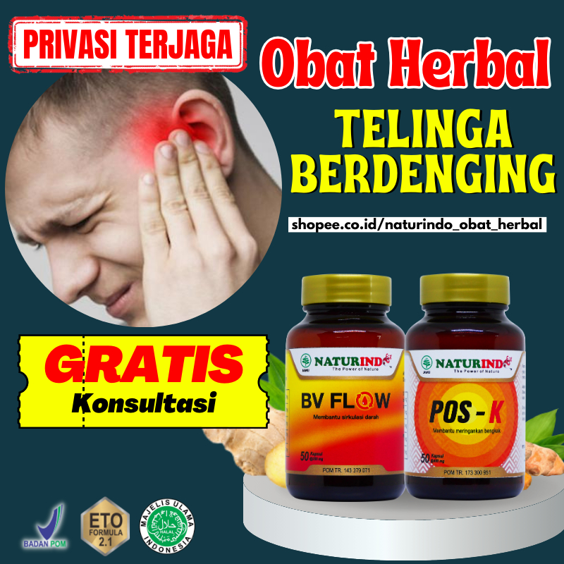 Obat Herbal Telinga Berdengung Berdenging Tinnitus Budeg Tuli Sebelah Gangguan Pendengaran Kaku Kana