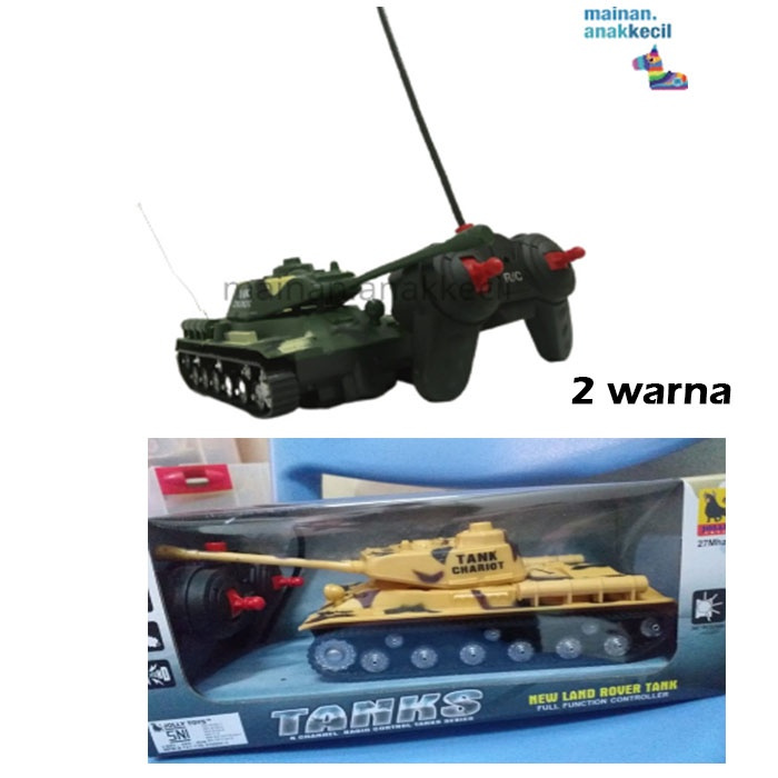 MOBIL REMOTE CONTROL TANK BAJA TENTARA RC ARMY