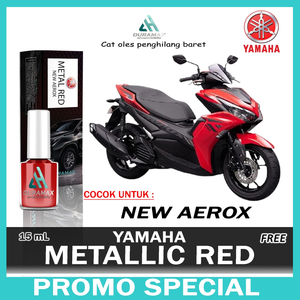 CAT OLES PENGHILANG BARET METALLIC RED - YAMAHA ALL NEW AEROX