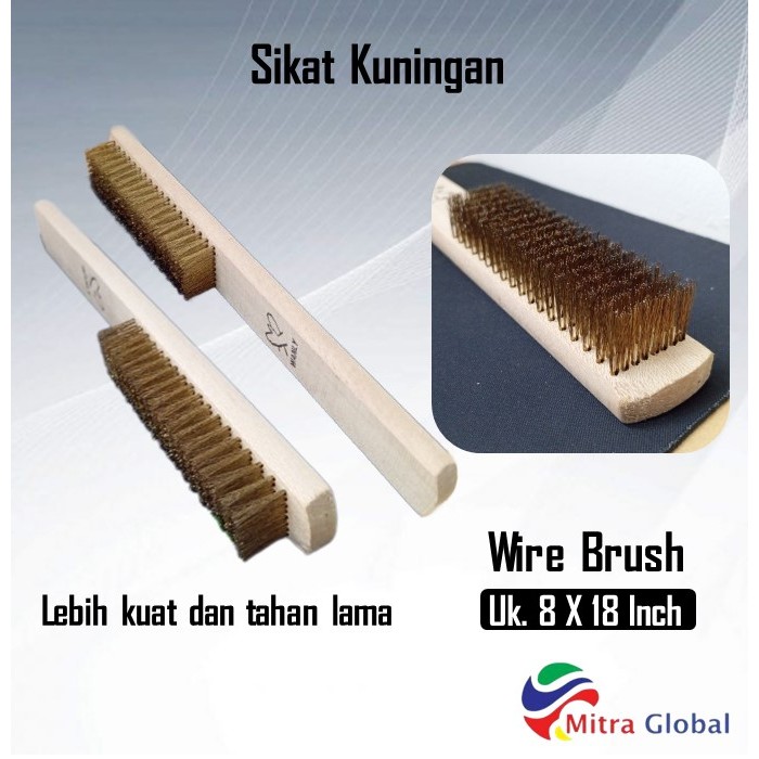 Sikat Kawat Kuningan - Sikat Kuningan Halus - Sikat Kawat Kuningan Pembersih Karat