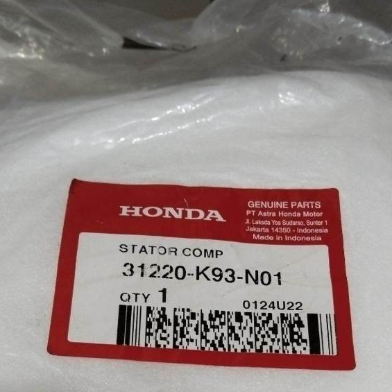 STATOR/SPULL ASSY SCOOPY ESP K93 31220-K93-N01