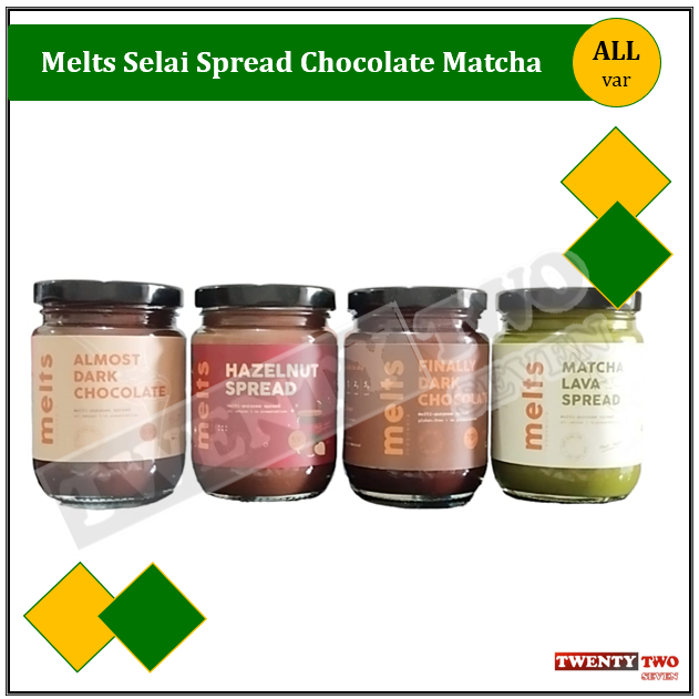

Melts Selai Spread Chocolate Hazelnut Matcha 300 gr