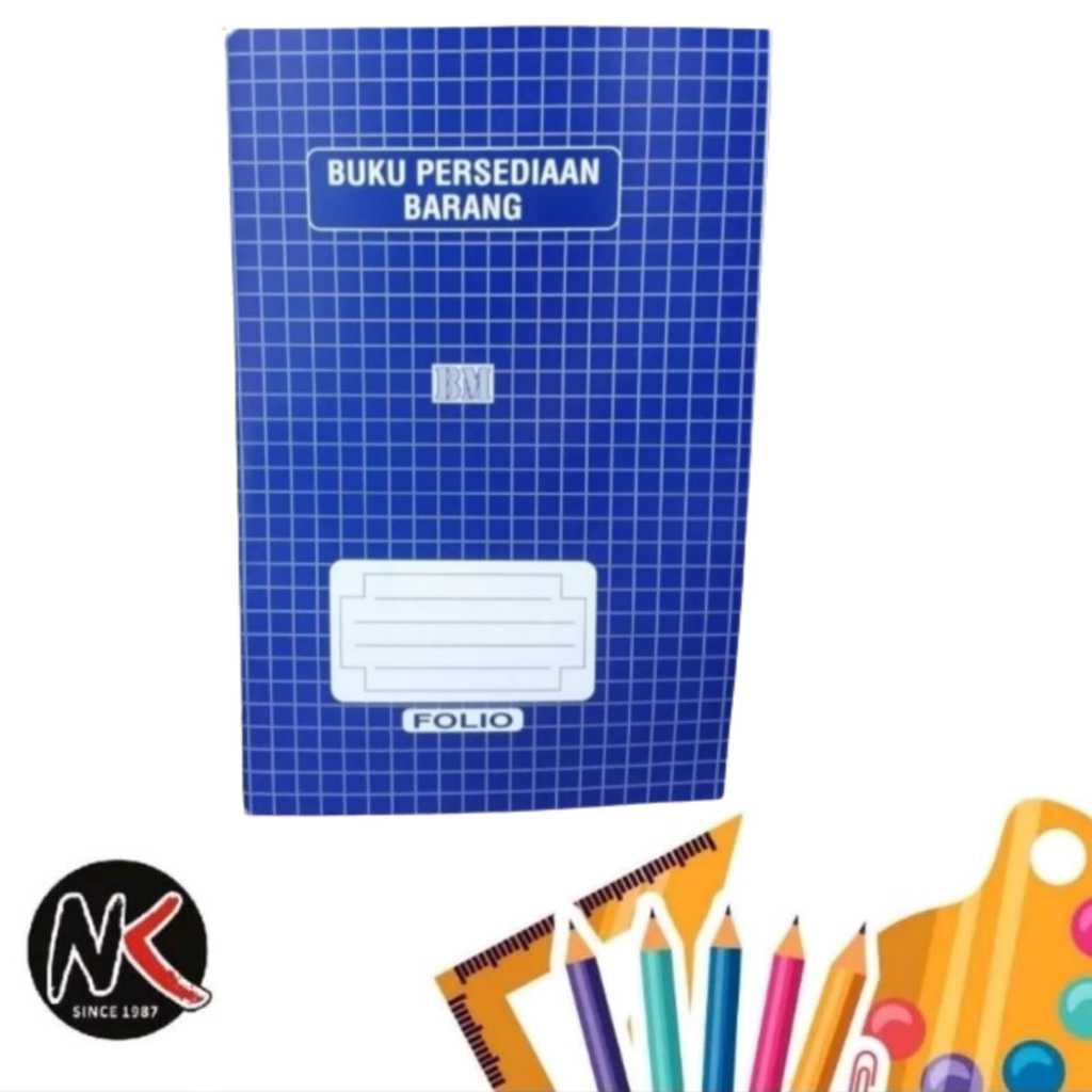 

Buku Persediaan Barang Folio BM Panjang 50 Sheets/Lembar