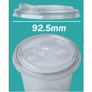 Tutup Gelas Plastik Tanpa Sedotan / Strawless Lid / Cheese Lid