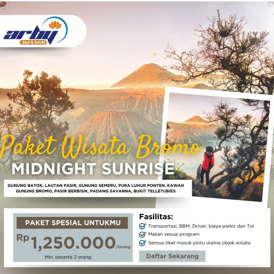 PAKET WISATA BROMO MIDNIGHT SUNRISE