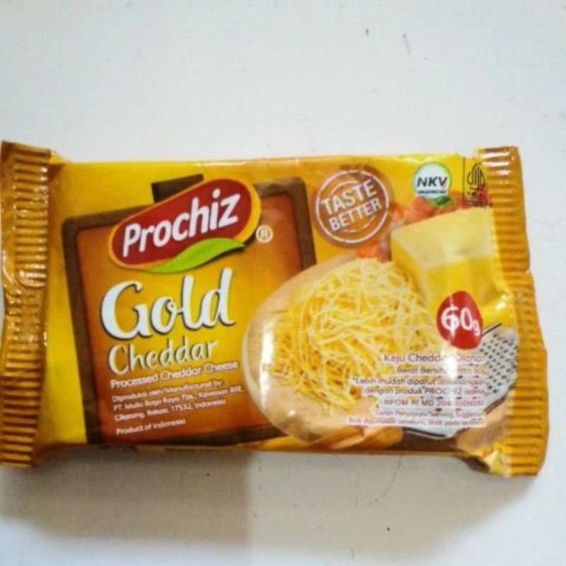 

Keju Prochiz Gold Cheddar 60 gram