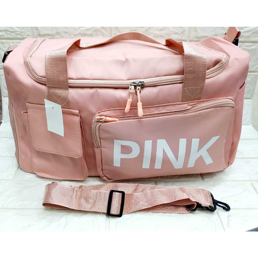 Tas Travel PINK Olahraga Fashion  Import