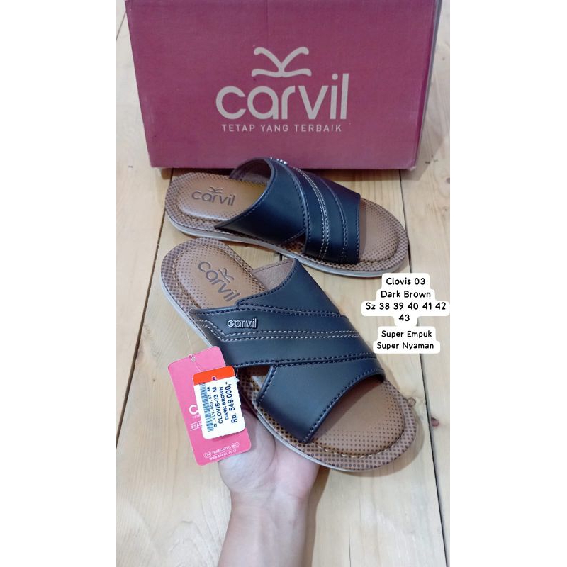 PROMOOOO Sandal Carvil Pria Dewasa Original Brand Carvil