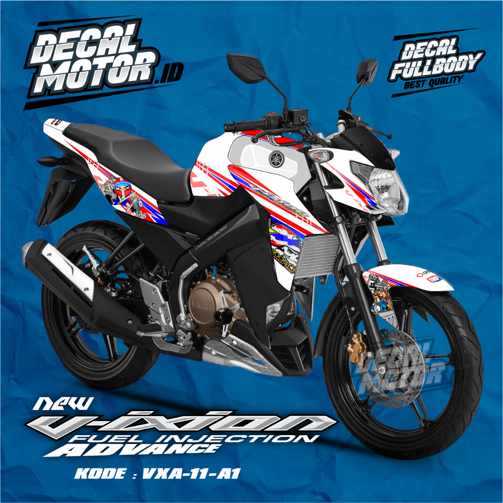 Stiker Fullbody Vixion Advance - Decal Motor Vixion New - Stiker Striping Vixion Advance VXA