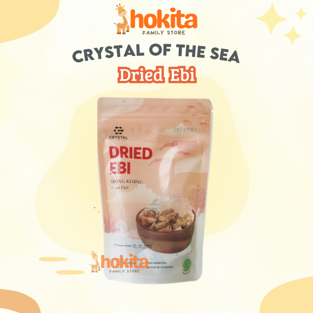 

Crystal of the Sea Dried Ebi / Udang Ebi Kering (Low Salt) 80gr