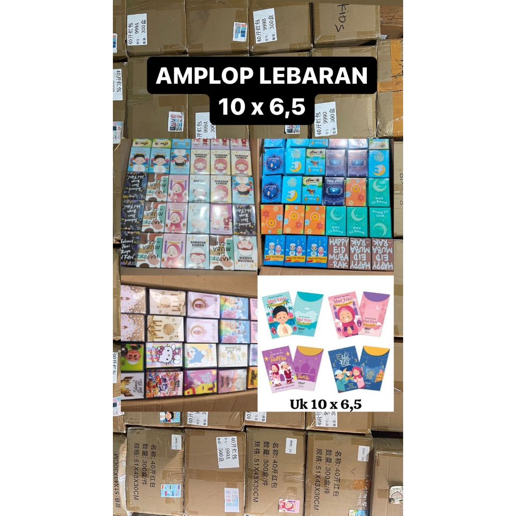 

Amplop Lebaran Idul Fitri (isi 50pcs) Amplop Karakter Angpao Lucu Hari Raya