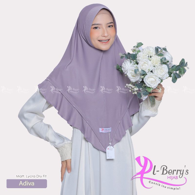 Jilbab Instan Jersey adiva el berrys