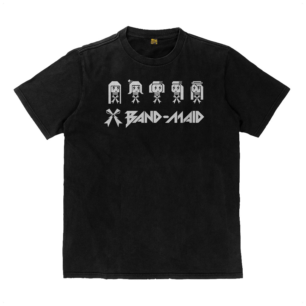Kaos BandMaid Band Maid JRock Band Rock Kaos Tebal T Shirt Flexinc 16s Heavyweight