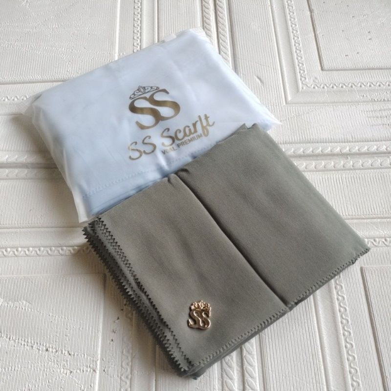 HIJAB POLOS (SS)+POUCH PECKING