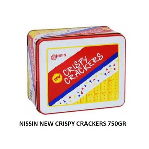

Nissin Crispy Crackers 750gr Biskuit Kaleng Camilan Biscuit