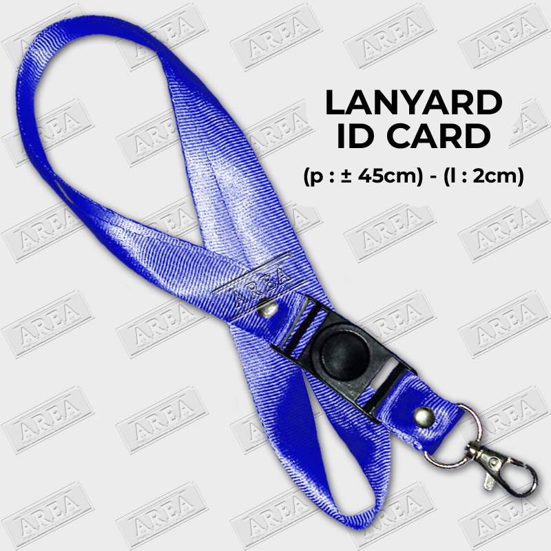 

Lanyard Biru ID Card/Tali Gantungan Kartu Identitas Polos