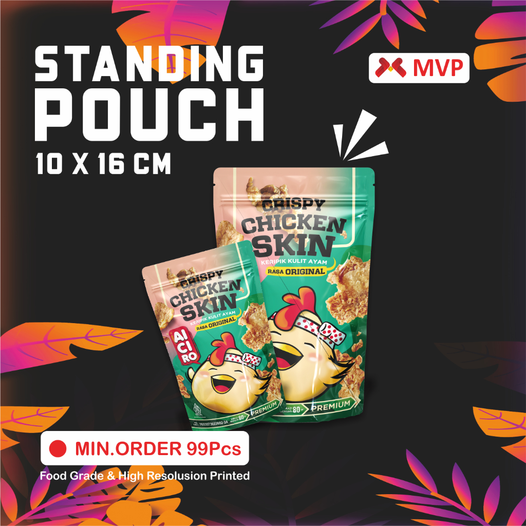 

KEMASAN MAKANAN STANDING POUCH - 10x16cm