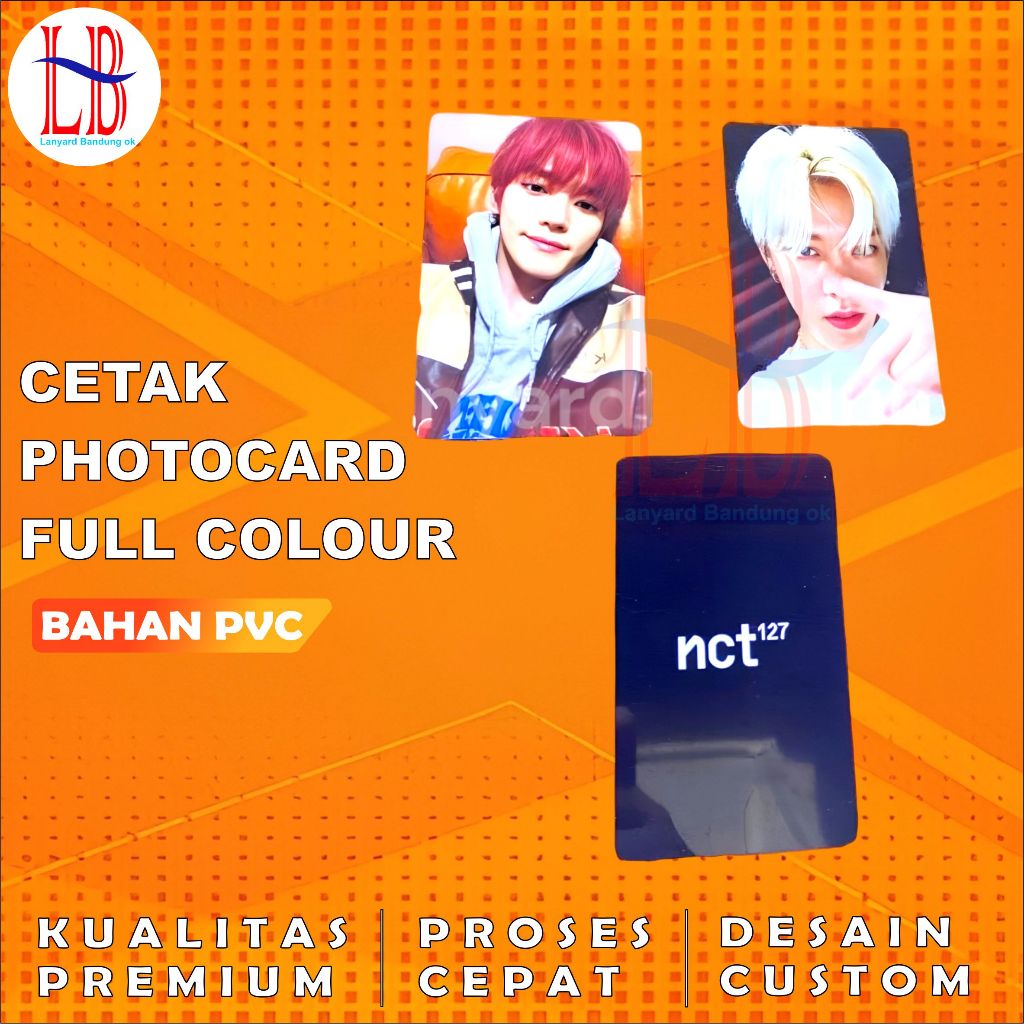 

CETAK PHOTO CARD CUSTOM BAHAN PVC PRESS OVEN ANTI KELUPAS/Cetak id card custome 2 sisi