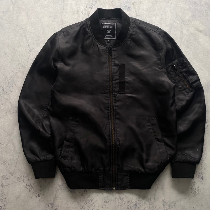Bomber Jacket Chasecult (black camo)