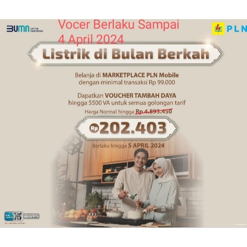 VOUCHER TAMBAH DAYA PLN