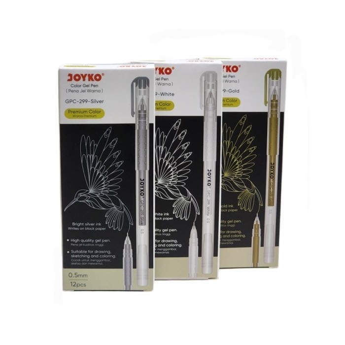 

4ds! [PACK] Pulpen Warna / Color Gel Pen - Joyko GPC-299 MURAH