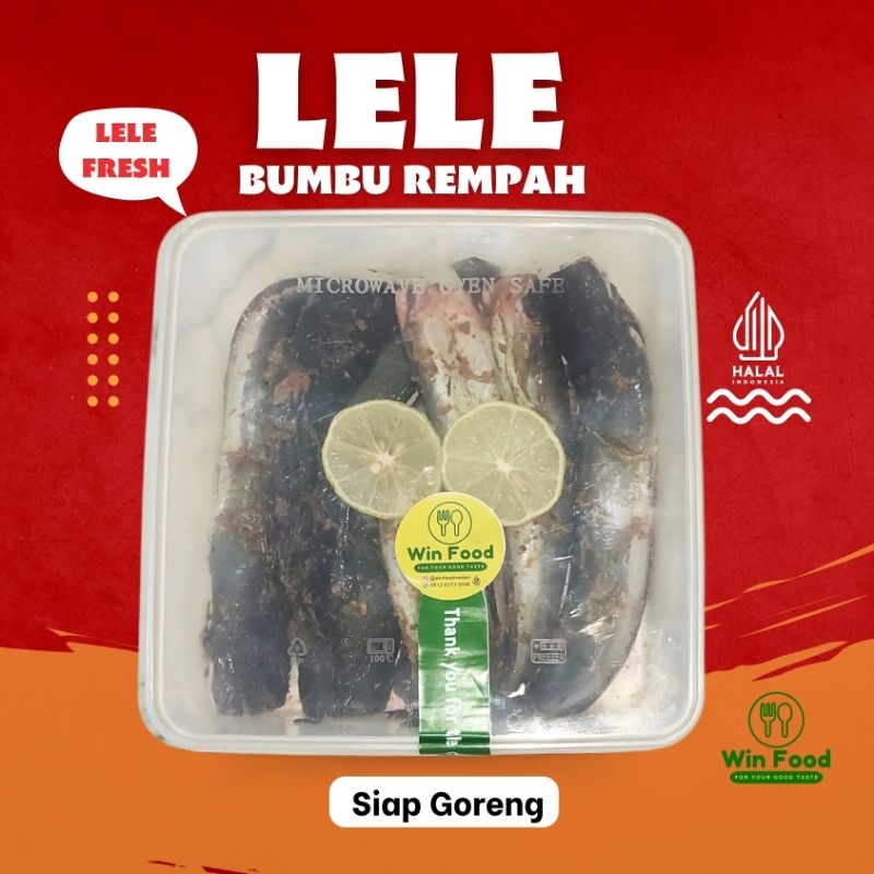 

Lele Bumbu Rempah Siap Goreng