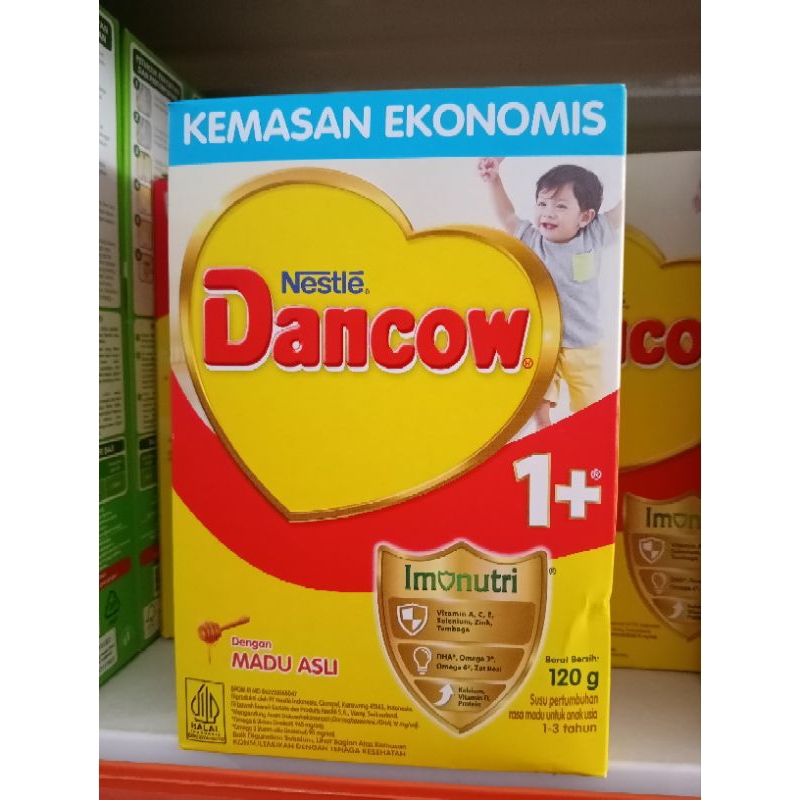 

Dancow 1+ Madu Asli 120 Gram Susu Pertumbuhan 1-3 Tahun