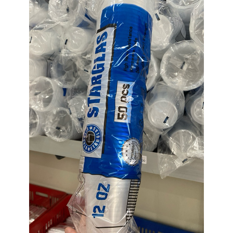 Gelas cup 12oz starglass isi 50pcs