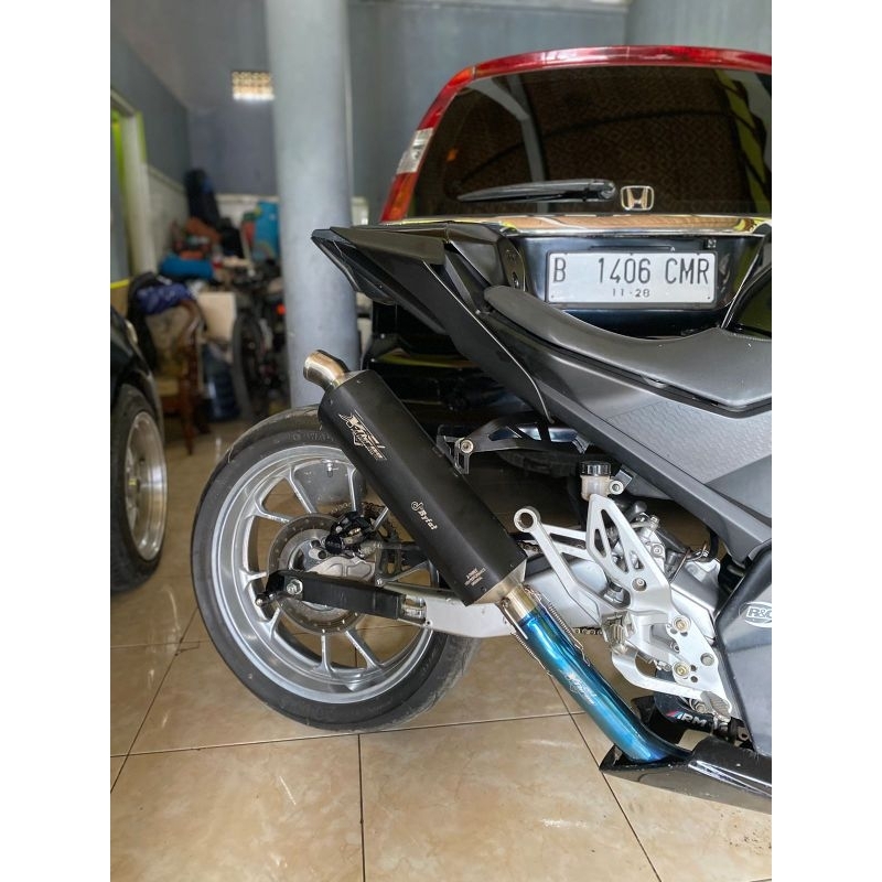 knalpot racing ORIGINAL XTHREE BISA DI ATUR2 SUARA new model type BIG fulset/fulsystem knalpot r15 r
