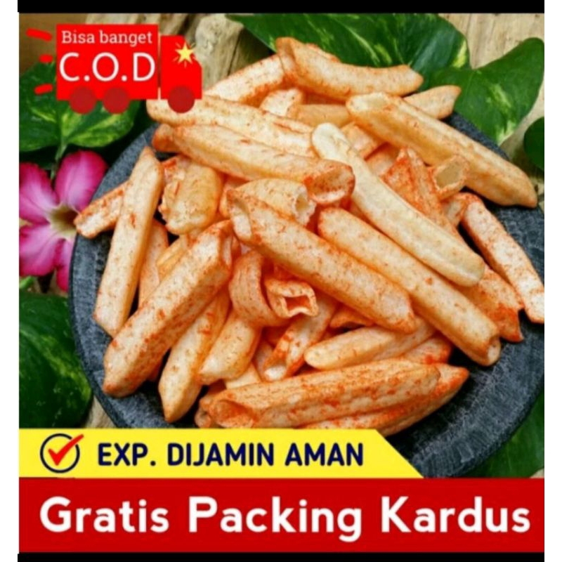 

STICK KENTANG RASA BALADO/POTATO SNACK BERAT 170 gram