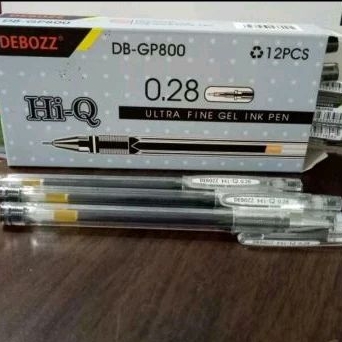 

Gel Pen DEBOZZ GP-800 hitam 0,28 (12pcs)