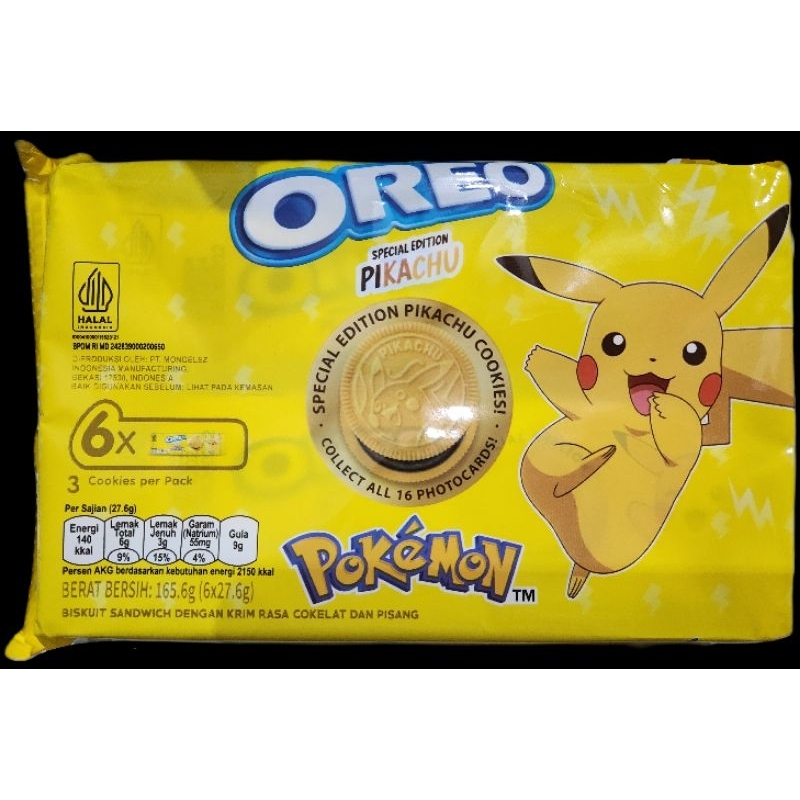 

OREO X POKEMON PICKACHU SPECIAL LIMITED EDITION CHOCO BANANA 248.8GR