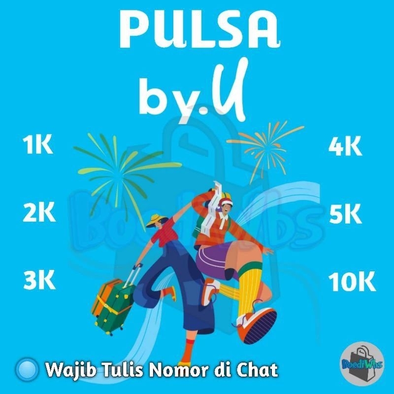 PULSA By U 1K/1000 Sampai 10K/10.000 Reguler Terjangkau