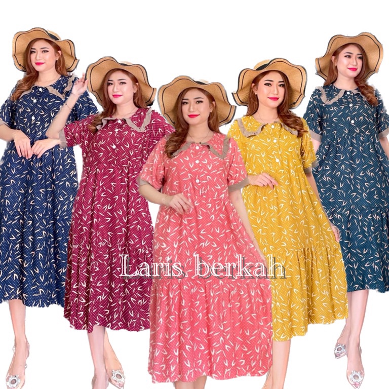 Miliki sekarang DASTER ANDIN ARAB NIKITA LIDI  RAYON SUPER GRADE A ORI  MODEL KANCING DEPAN BUSUI  B