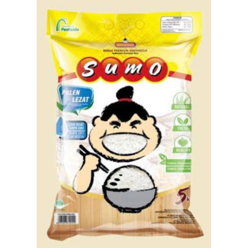 

Beras Sumo Kemasan Kuning 5 Kg