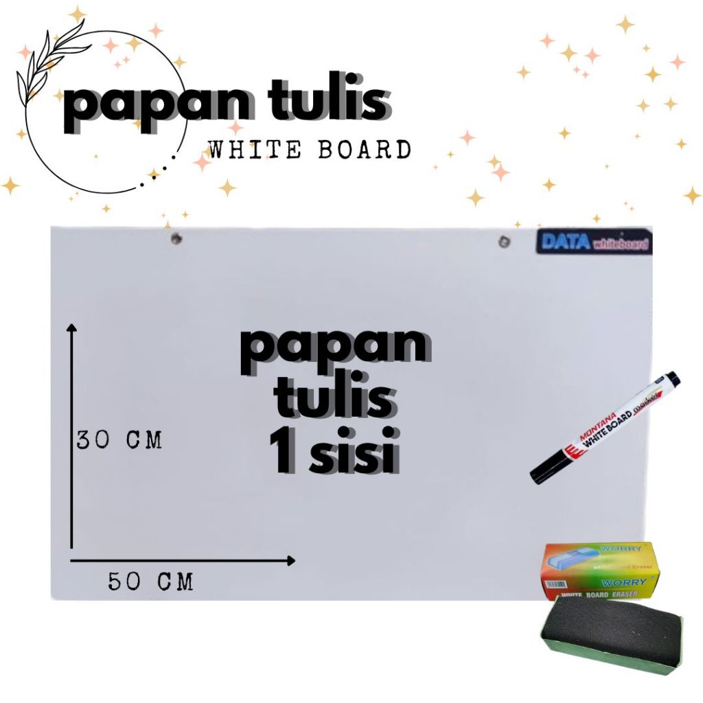 

Papan tulis gantung MDF triplek 3mm 30x50cm papan tulis kayu mdf